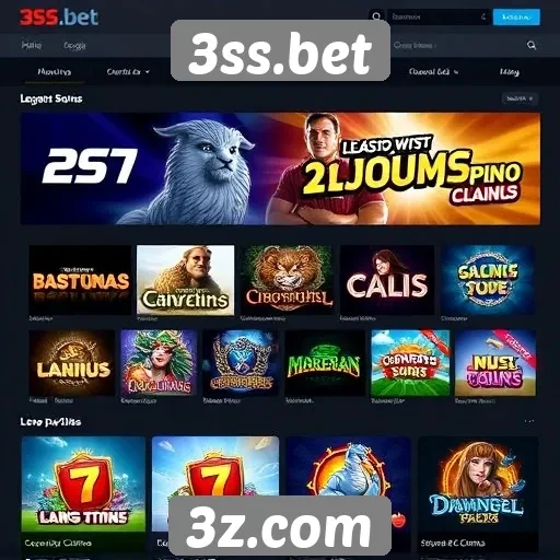 Opcões de jogos disponíveis na plataforma 3ss.bet